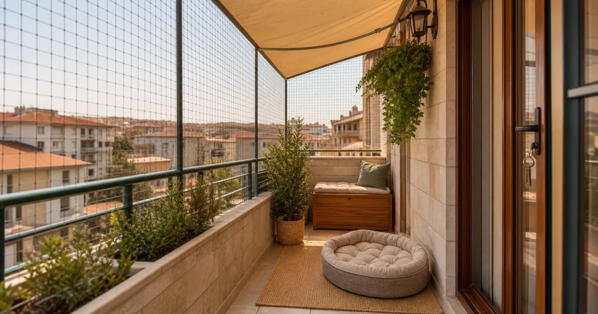 Balkon Güvenliği: Kedi ve Kuş İçin Kaçma Riskini Azaltma