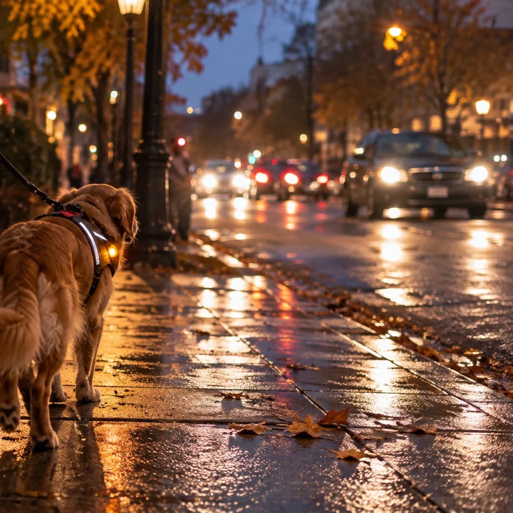 Erken Karanlıkta Köpek Yürüyüşünü Güvenli Yapmak