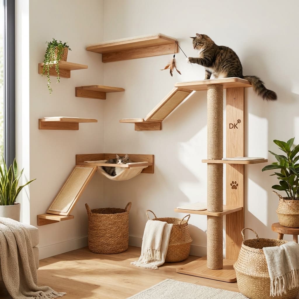 Evde Kedi Oyun Alani ve Tirmalama Tahtasi Yapimi: DIY Rehberi