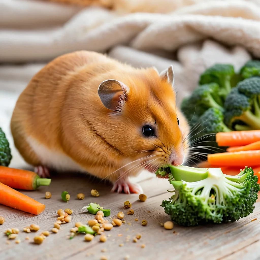 Hamster Beslenmesi: Yem, Taze Sebze ve Yasaklı Gıdalar