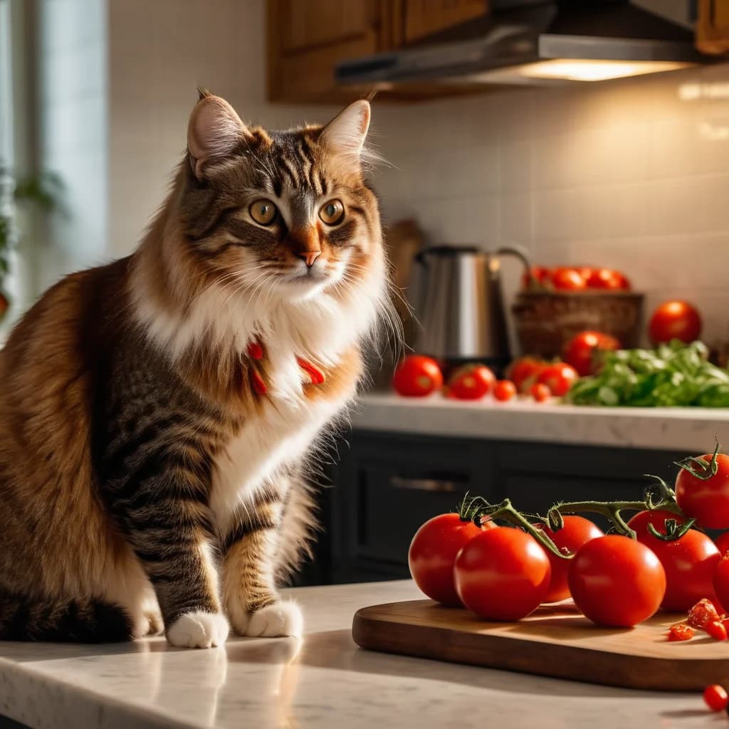 Kedi Domates Yiyebilir mi? Olgun vs Yeşil + Tomatin Toksini