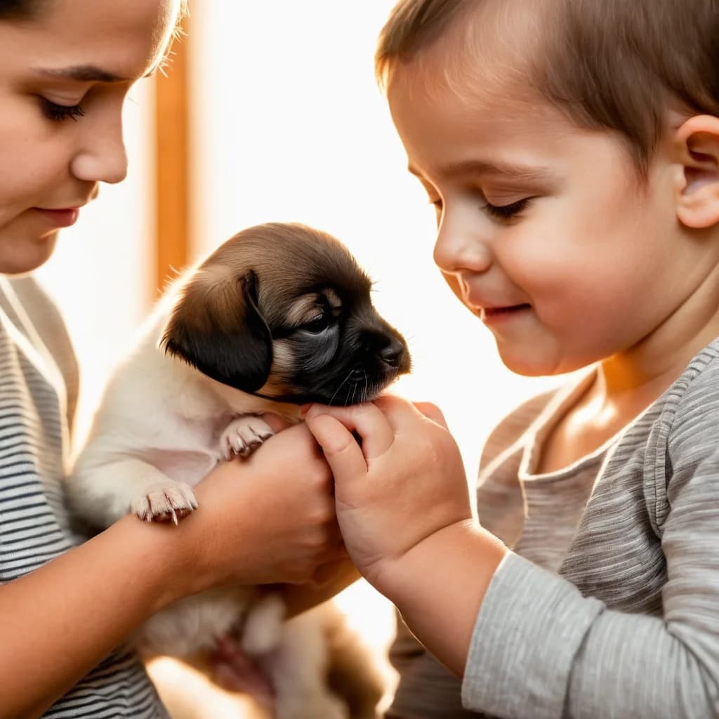 Çocuklu Evde Yavru Pet Uyumu: Karşılıklı Eğitim