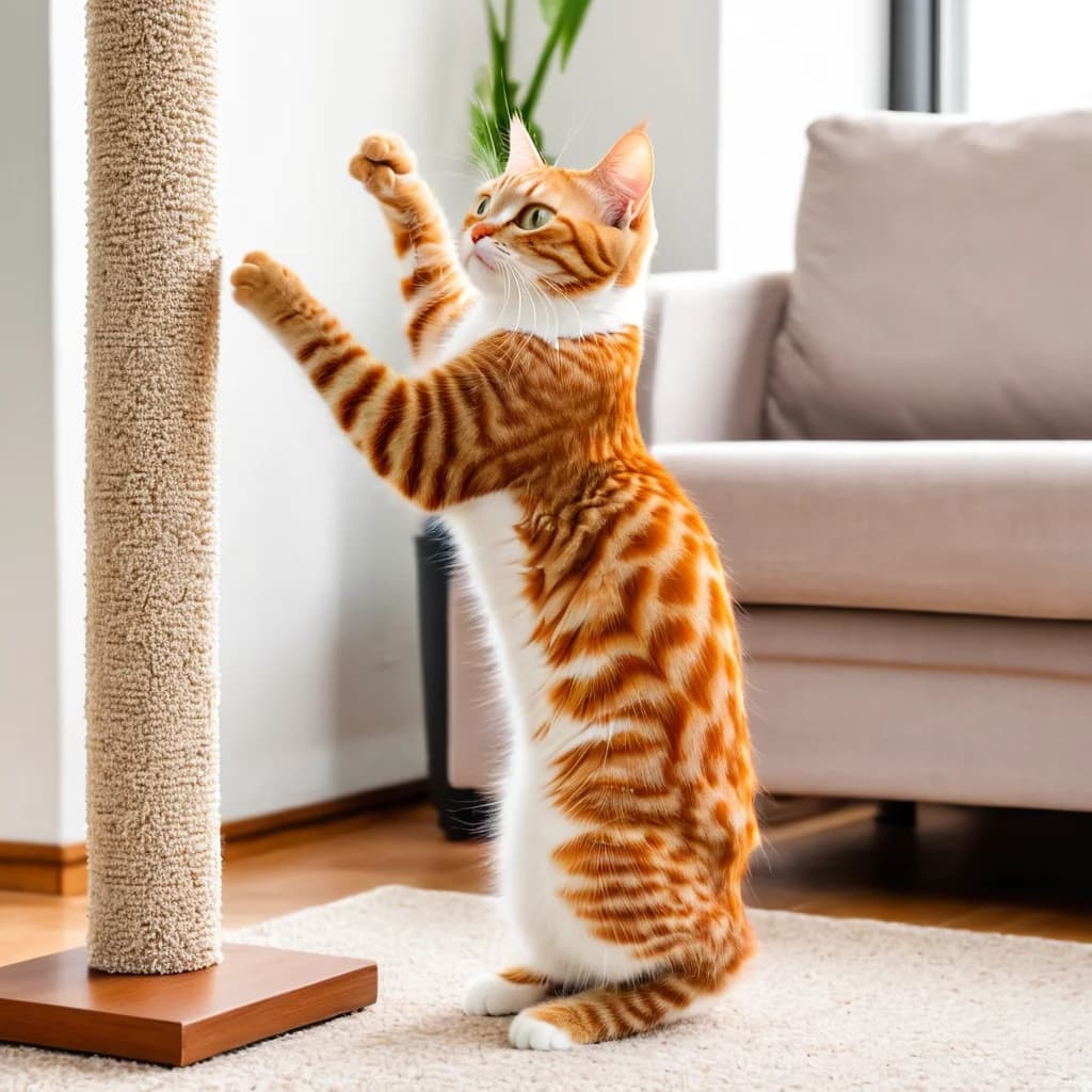 Yavru Kedi Tırmalama Eğitimi — Mobilyayı Koru, Tahtayı Sev