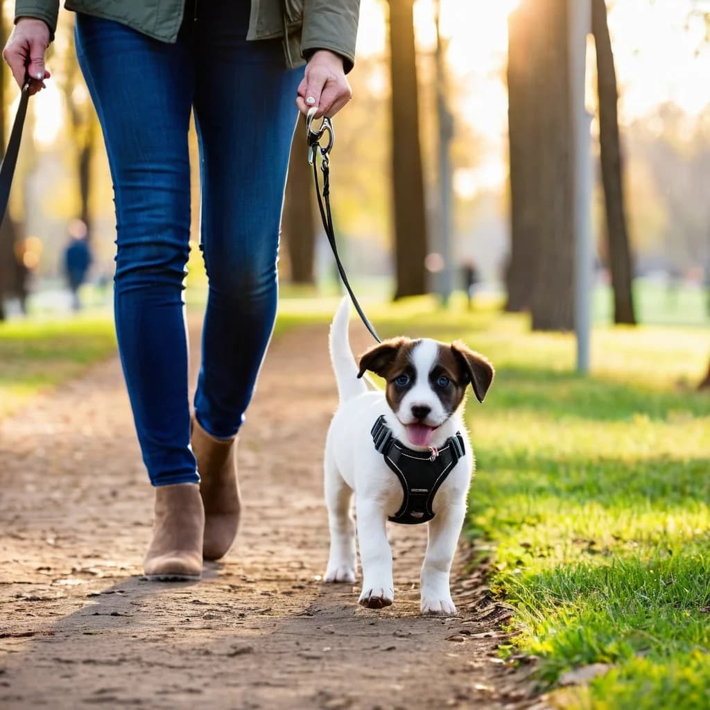 Yavru Köpek Tasma + Yürüyüş Eğitimi Başlatma